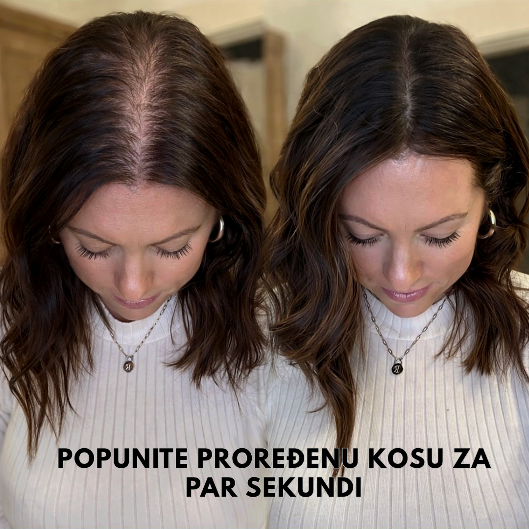 Puder za proređenu kosu i sede