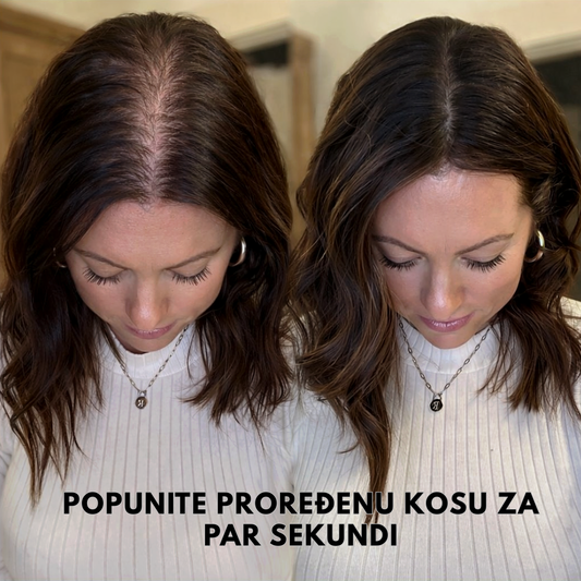 Puder za proređenu kosu i sede